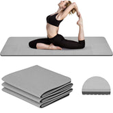 Tapis de yoga compact et pliable